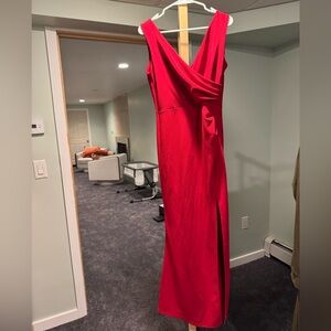 Elegant Red Evening Gown
